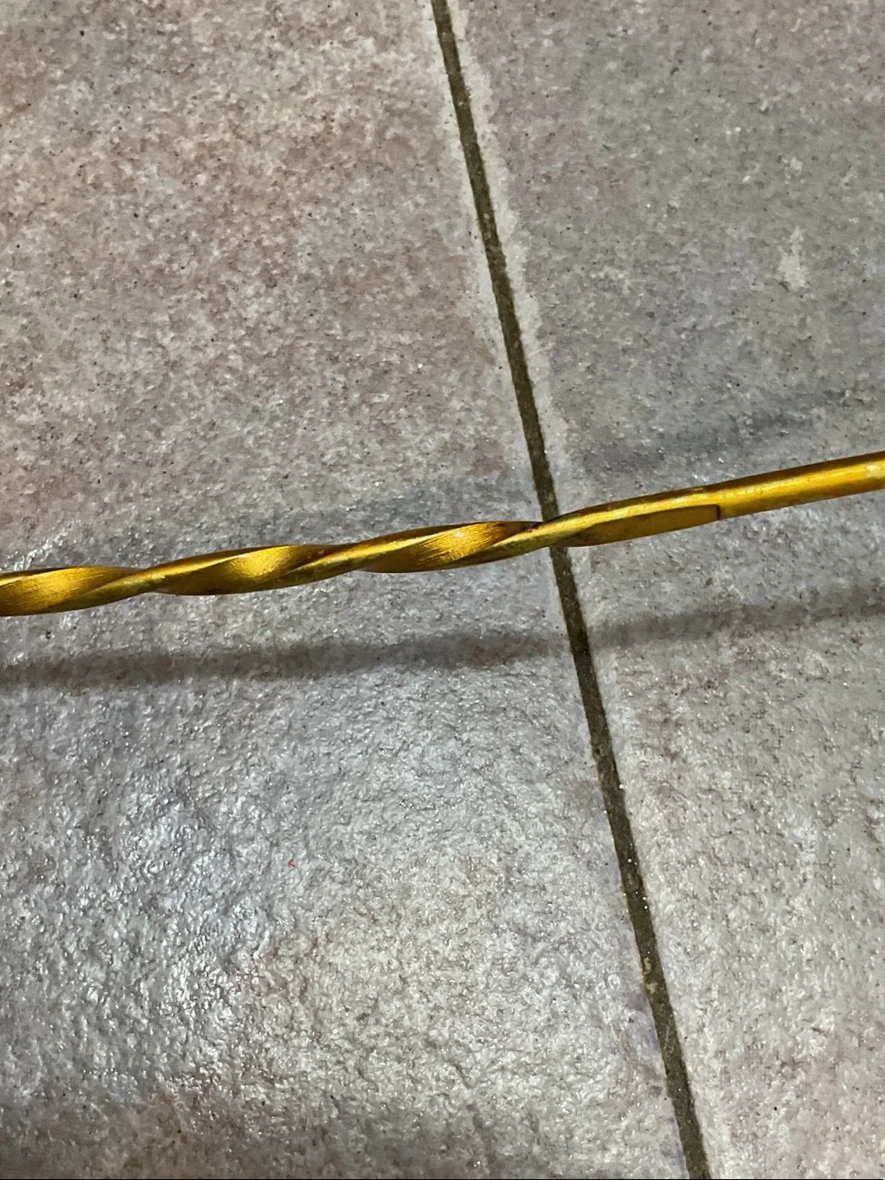 Brass-Tone Twisted Metal Candle Snuffer - Gold Finish
